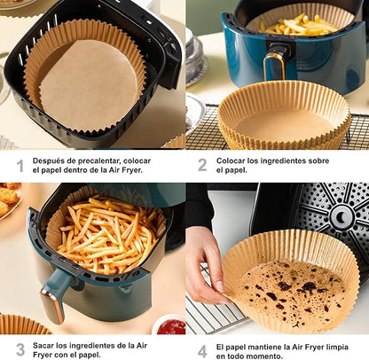 Papel Para Air Fryer 50 Piezas